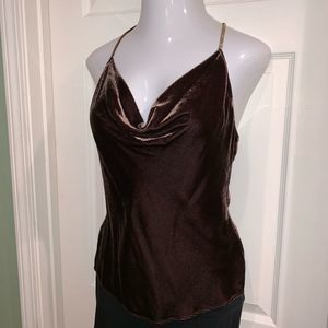 Laundry by Shelli Segal velvet with beaded straps